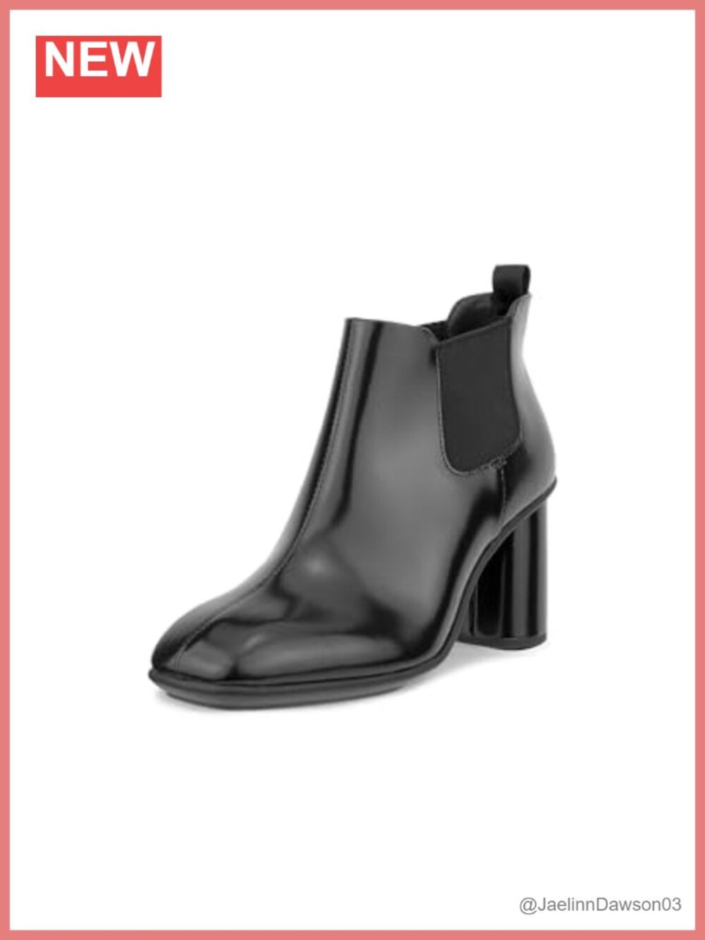 ECCO Sculpted Alba Ankle Booties Double Gore Pull-On 65mm Heel Leather